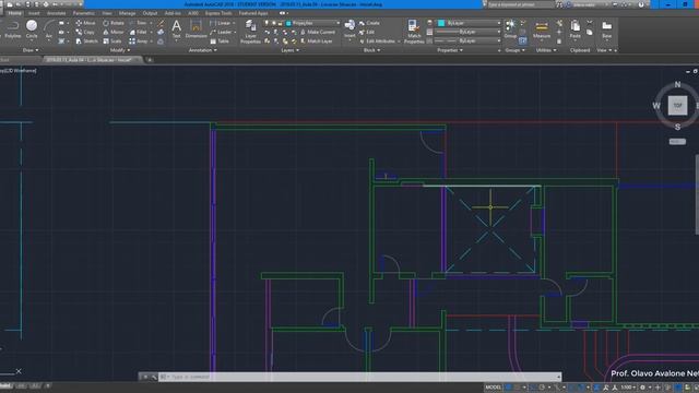 Desenho Arquitetônico 2019.1 - Aula 04 A - Planta Baixa do Pavimento Inferior смотреть онлайн
