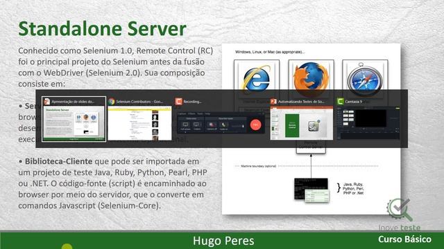 Standalone Server - Curso Gratuito de Selenium #17 | Inove Teste смотреть онлайн