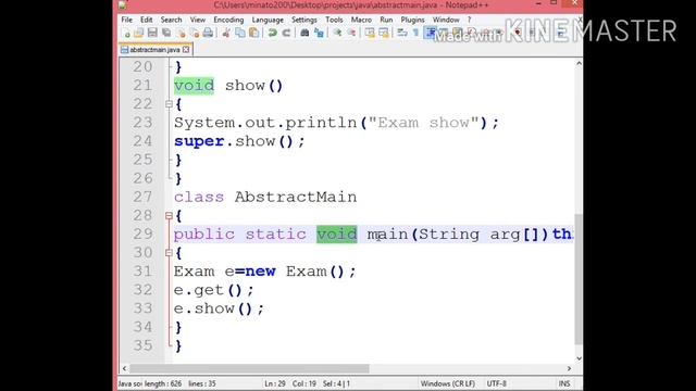 Abstract class | java | Tamil смотреть онлайн