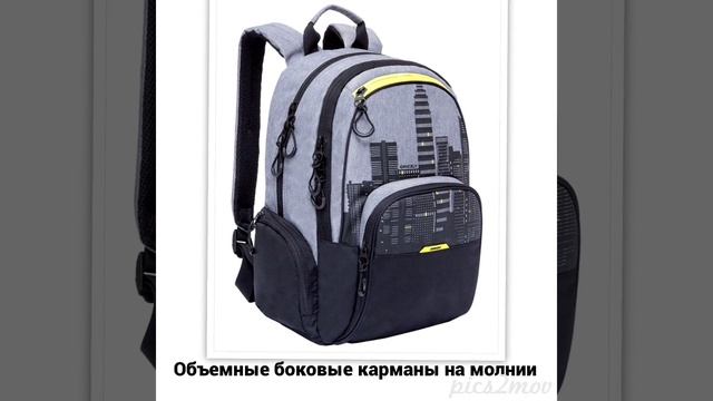 Рюкзак Grizzly RU-713-2 желтый/черный смотреть онлайн