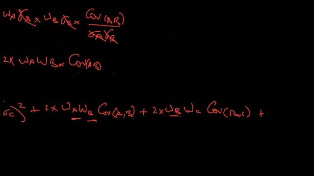 Variance of a Portfolio for 3 Assets смотреть онлайн