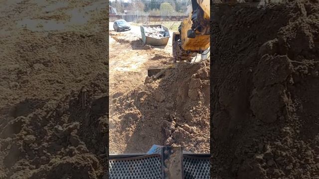 экскаватор УДС планировка участка