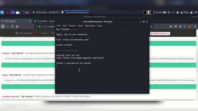 Find Blind Cross Site Scripting using XSS Hunter смотреть онлайн