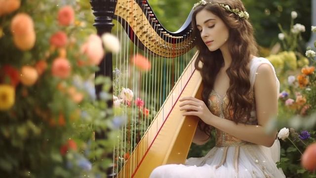 ? Beautiful Heavenly Peaceful Music ? Relaxing Harp Background Music ? Heavenly Harp Music смотреть онлайн