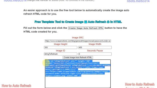 How to Auto Refresh ♻ Image ? on Web Page смотреть онлайн