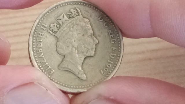 One Pound 1997 UK Coin Value Commemorative Coin #updateprice #coincollection