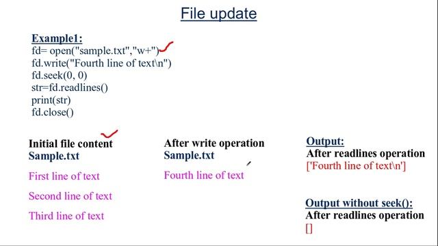 11.8 How to update file in python | How to modify file in python | How to write and read file pytho смотреть онлайн