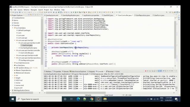 How to send POST Request in SpringBoot using CrudRepository смотреть онлайн