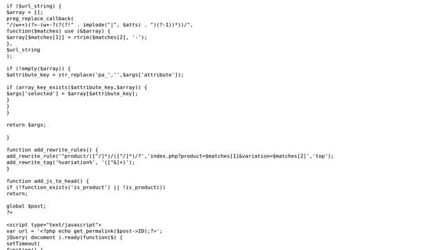 Wordpress: Custom URL for each product variation - rewrite rules (2 Solutions!!) смотреть онлайн