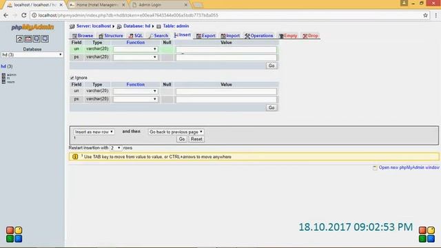 Hotel Management System Project in PHP Admin Login Syatem using part 1 part 2 mysql in hindi смотреть онлайн