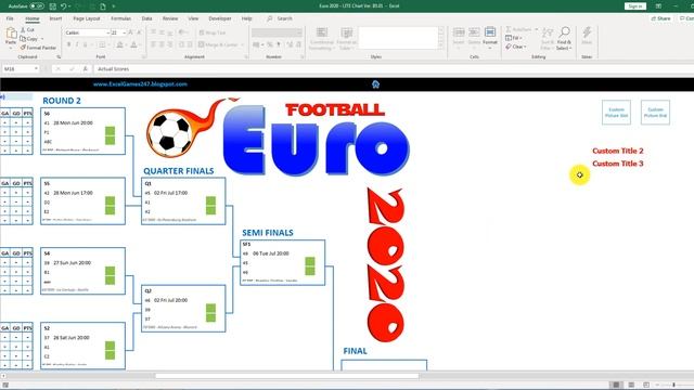 Euro 2020 Wall Charts - Customise Excel Football Wall Charts and save as JPEG or PDF , or just Prin смотреть онлайн