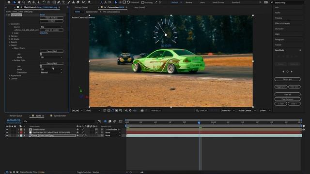 Exporting Tracking Results — GeoTracker For After Effects Tutorial