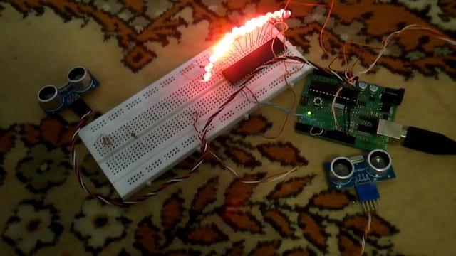 Прототип автоматической подсветки лестницы на Arduino смотреть онлайн