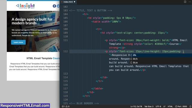 HTML Email Newsletter Template - Responsive HTML Email Tutorial 2023