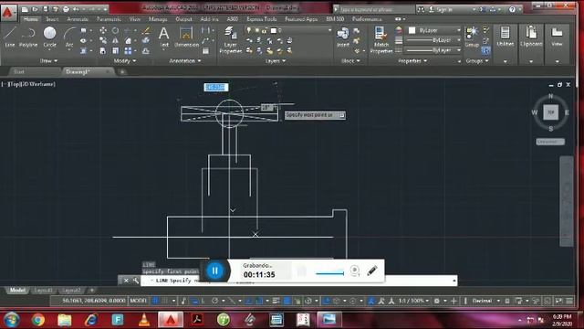 Design of Tap in AutoCAD'16 смотреть онлайн