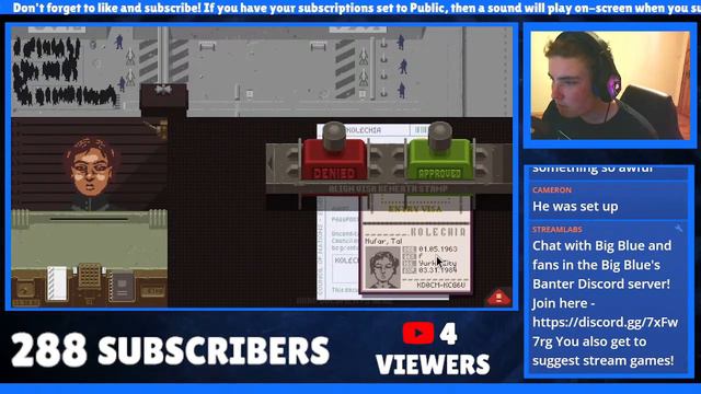 ENTRY DENIED (Papers, Please LIVE) смотреть онлайн