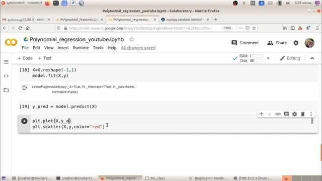 Machine Learning - Malayalam - Part 14 - Programming Polynomial Regression - Handson смотреть онлайн