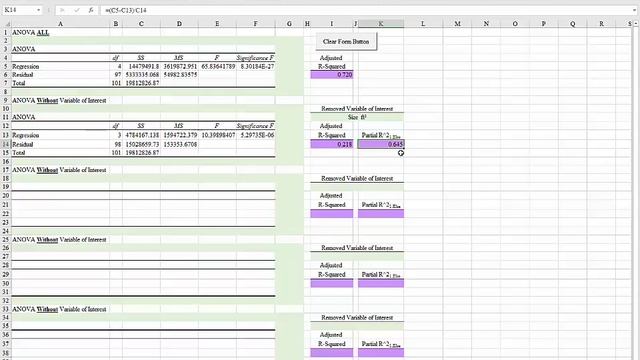 Excel 2016 Template for Partial R-Square Results смотреть онлайн