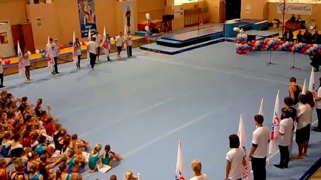 Открытие соревнований по спорт. гимнастике смотреть онлайн