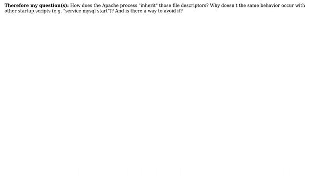 Ubuntu: Apache startup script keeps lock file open смотреть онлайн