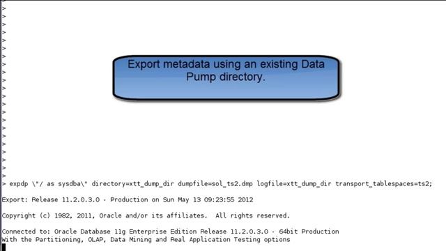 Oracle Database 12c: Transporting Data смотреть онлайн