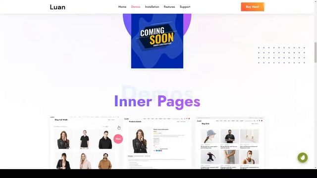 Luan - React Next Dynamic eCommerce Template men fashion store смотреть онлайн