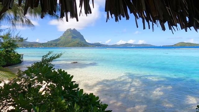 Beach View: 3 Hours of Bora Bora Ambience & Soft Ocean Sounds смотреть онлайн