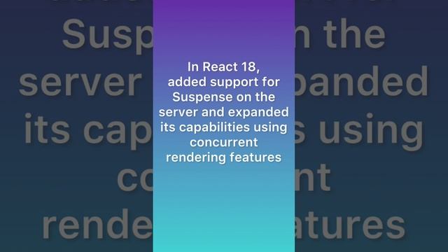 React Js New Features - Suspense #improveperformance #react #reactnewfeatures #suspense смотреть онлайн