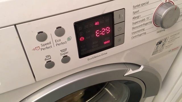 Problem E29 broken Bosch Siemens laundry machine – water failure - amazing solution! смотреть онлайн