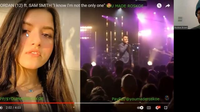 Angelina Jordan (12) & Sam Smith - I Know I'm Not The Only One (Virtual Duet) Reaction #ANGELS смотреть онлайн
