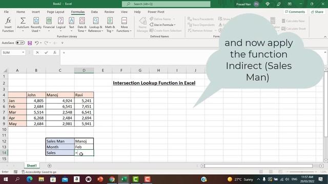 How to do Intersection Lookup Function in Excel смотреть онлайн