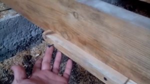 Дом из бруса.  Черновые полы своими руками