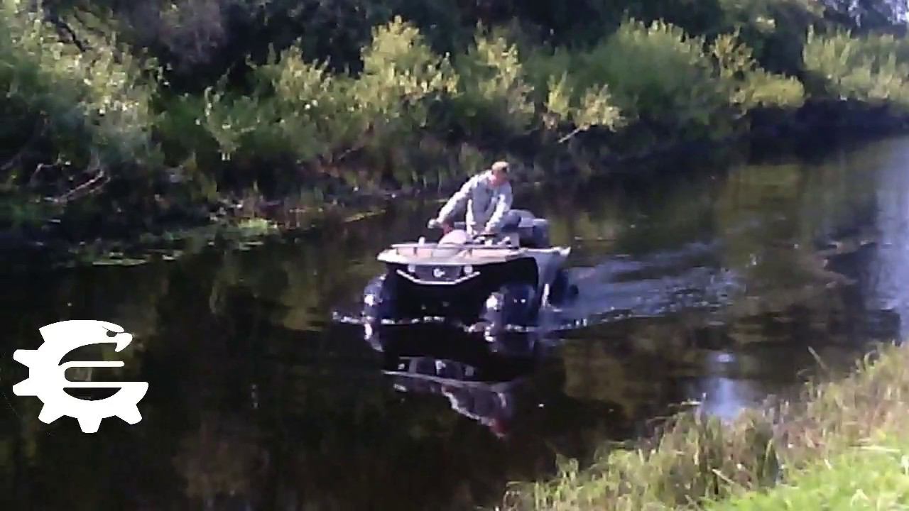Квадроцикл Сокол плюс лодочный мотор. смотреть онлайн