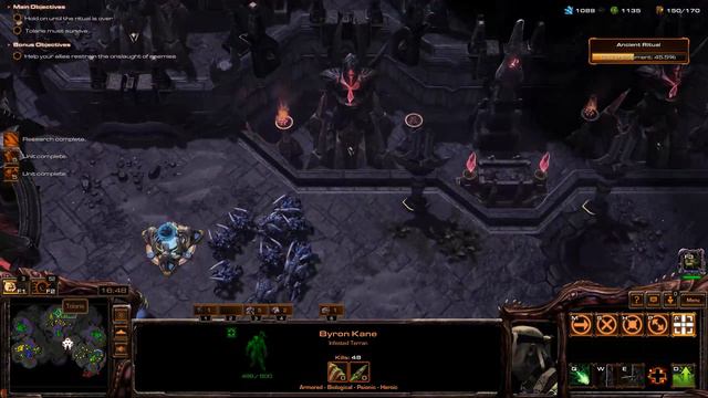 StarCraft II: Shadow of the Past Campaign Mission 9 - Noble Sacrifice смотреть онлайн