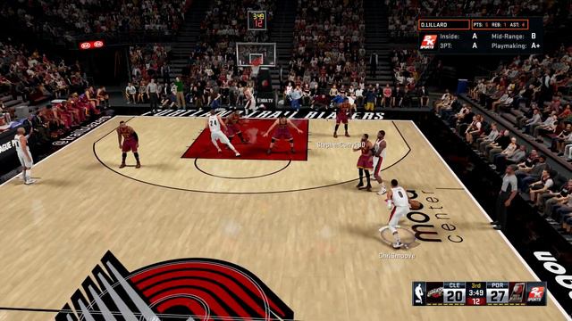 NBA 2K16 PS4 Play Now - Kyrie vs Lillard Crossovers! смотреть онлайн