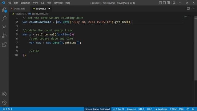 Countdown Date using HTML CSS JS | PRAROZ смотреть онлайн