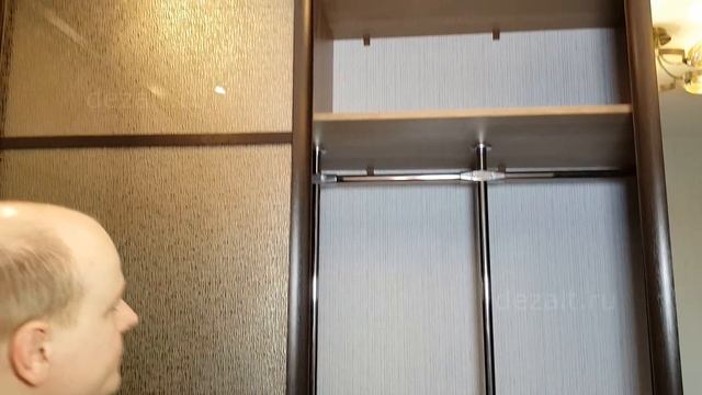 Обзор углового шкафа-купе. Зеркало "Надир бронза". смотреть онлайн