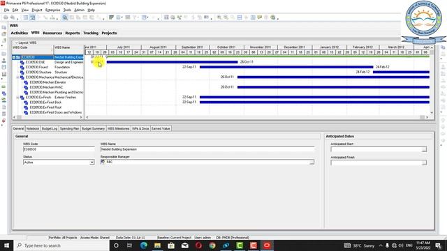Introduction to Primavera | User Interface of Primavera P6 смотреть онлайн
