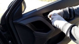 Установка твитеров (высокочастотных динамиков) в штатные места Hyunday Creta