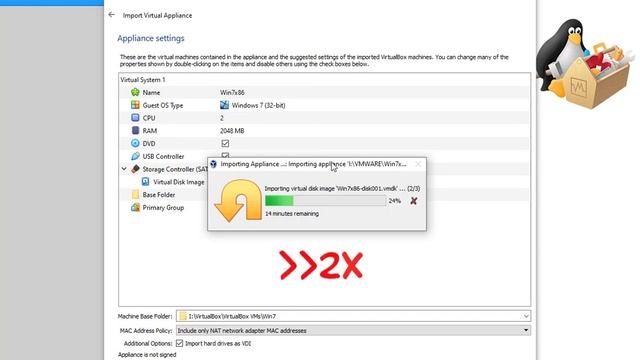 How to import OVF file to Virtualbox смотреть онлайн