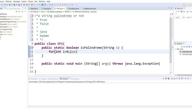 Palindrome String in Java | How to check a string is palindrome in Java смотреть онлайн
