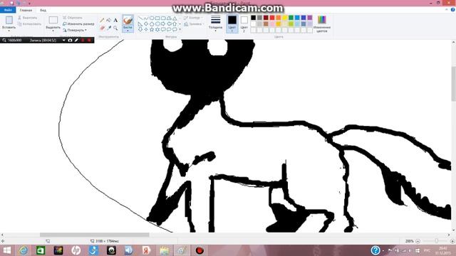 Силуэт кошки в чёрно-белых тонах смотреть онлайн