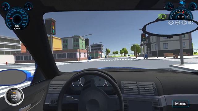 МОЙ СИМУЛЯТОР АВТОМОБИЛЯ НА UNITY в 3d смотреть онлайн