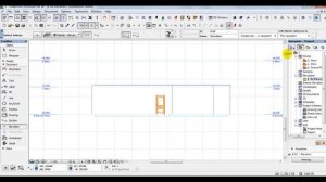 Фасад (разрез) в Архикаде