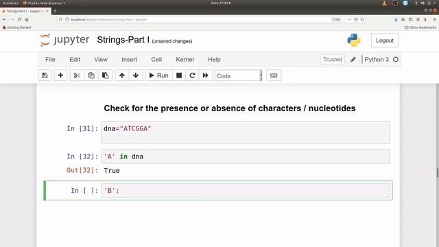 Bioinformatics for beginners | Course | Python programming | sequence manipulation using Strings| 1 смотреть онлайн