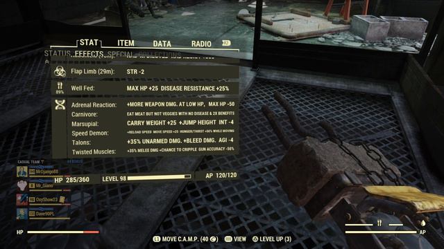 Junkie's UNARMED Tank Build !! - Fallout 76 - Build #7 смотреть онлайн