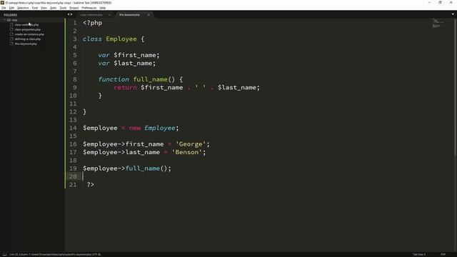 $this Keyword - PHP Object Oriented Programming in Sinhala - Part 6 смотреть онлайн