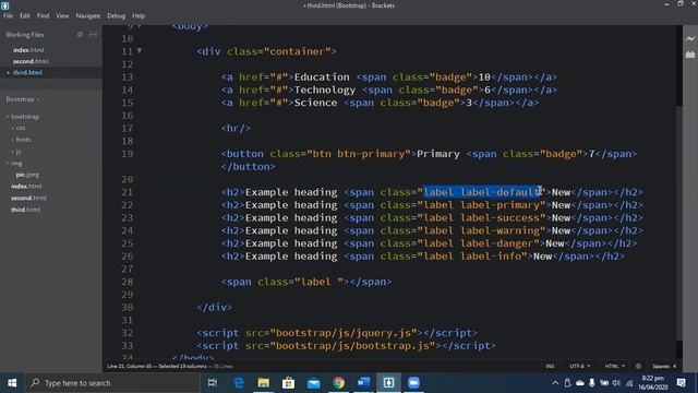 Bootstrap Badges, Labels and List | Class 4 | Shariq Manzoor смотреть онлайн