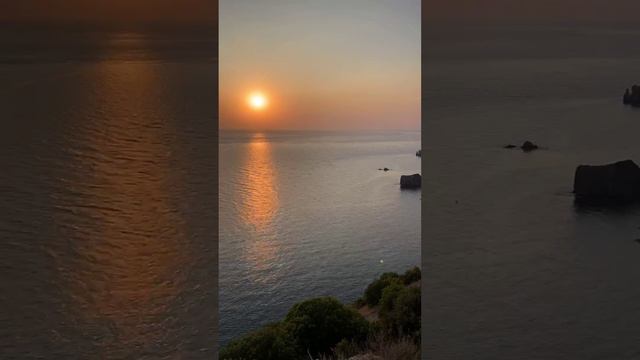 Крым Фиолент заход солнца смотреть онлайн