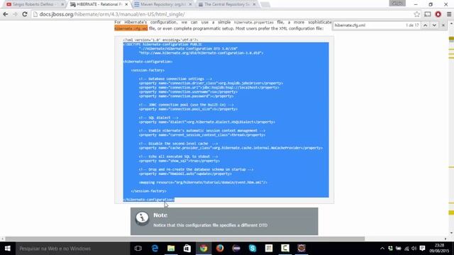 [Programação Web com Java] 139 - Configuração do Hibernate смотреть онлайн